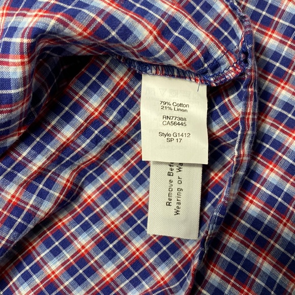 Madewell Plaid Top - Picture 6 of 11